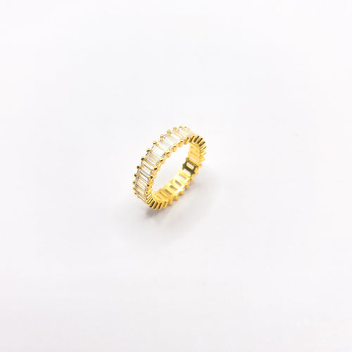 Anello baguette gold