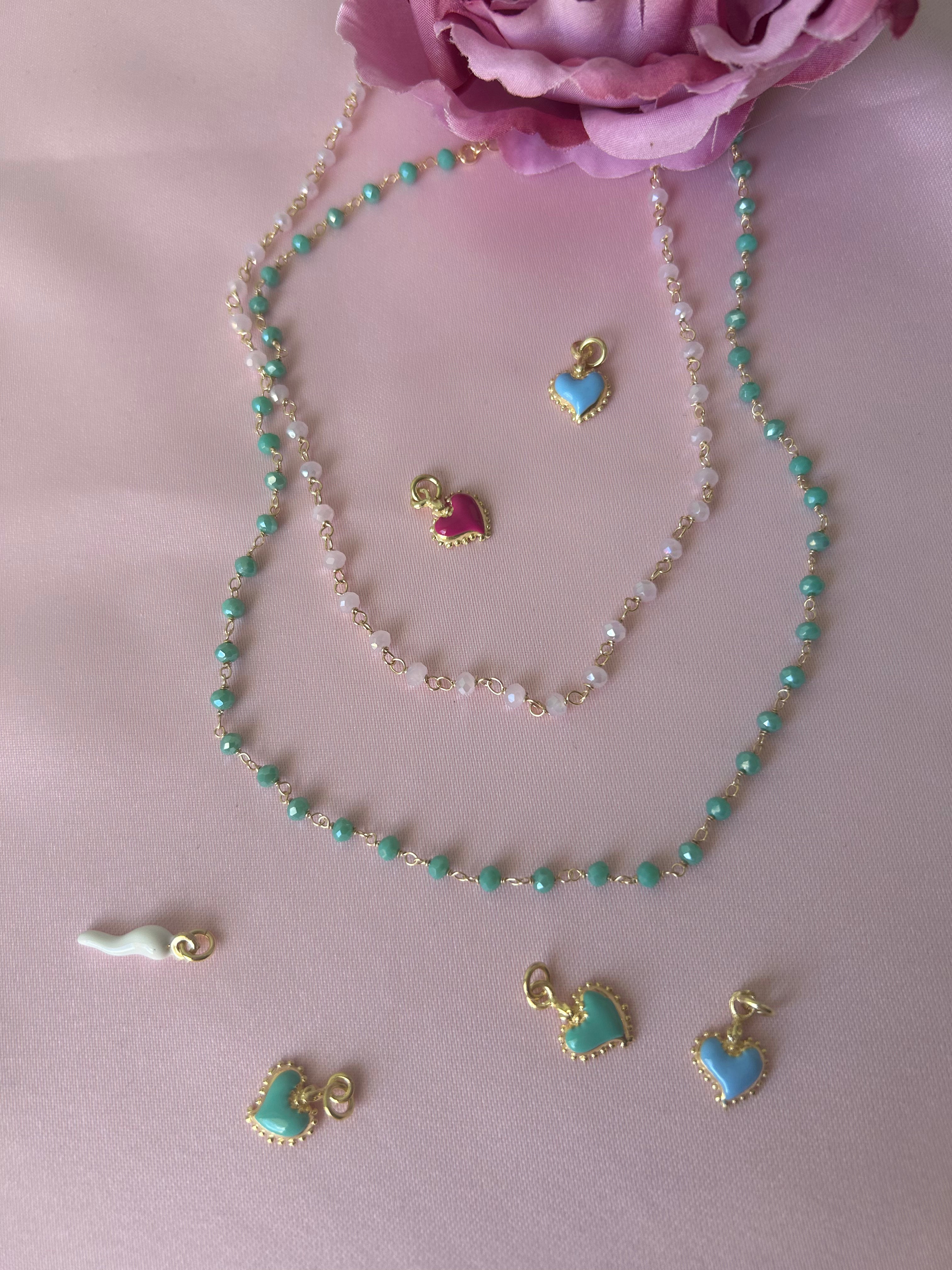 Collana cocker pietre