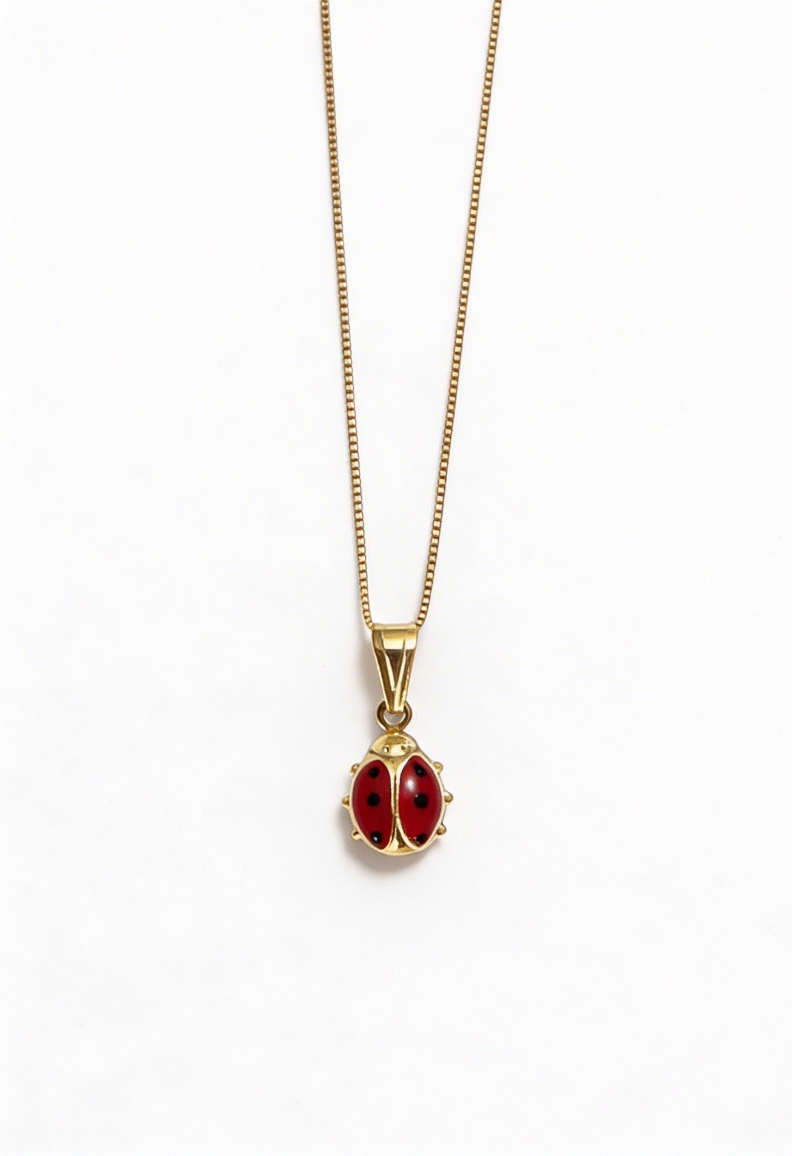 Collana Coccinella Big Portafortuna