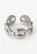 Anello Marea Maglia Marina Regolabile silver