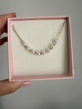 Bracciale Perle e Sfere in Acciaio Inossidabile gold