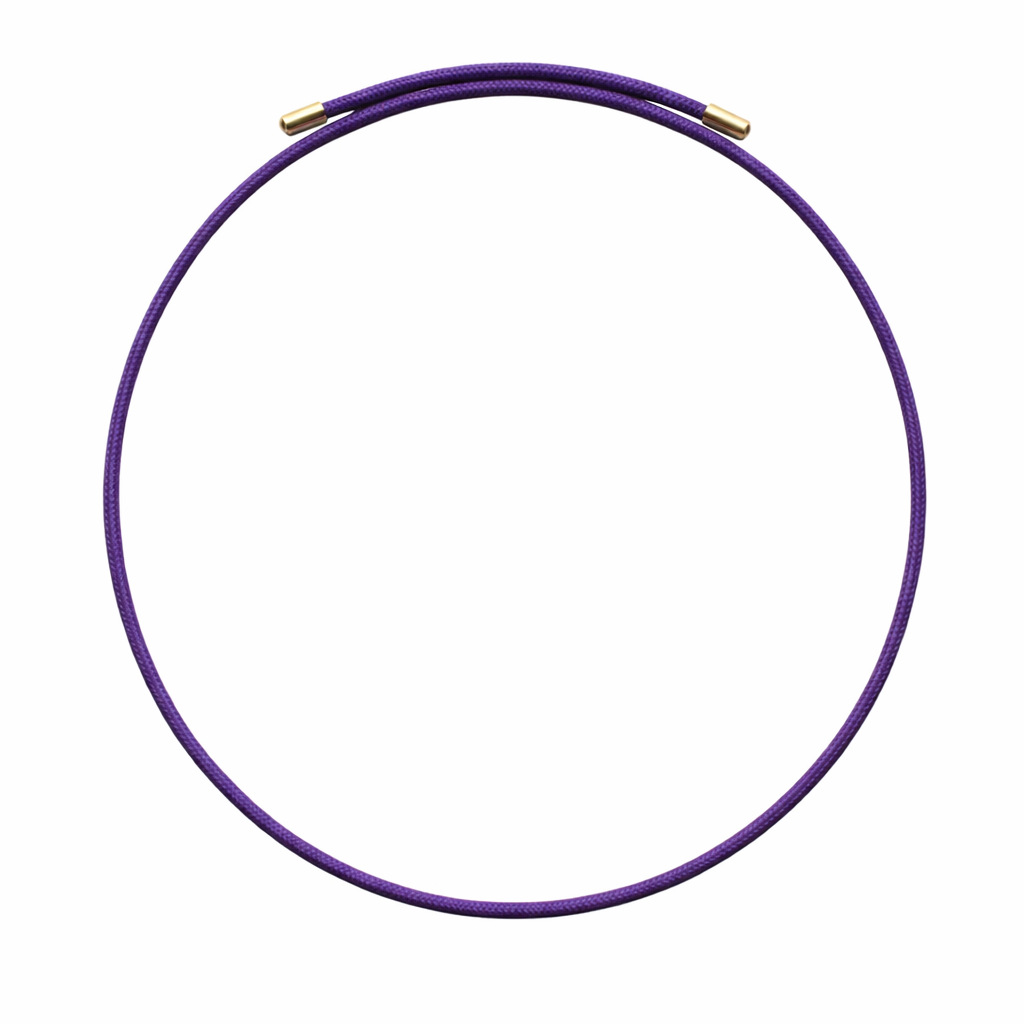 Choker Magnetica – Collana in Tessuto e Acciaio Inox