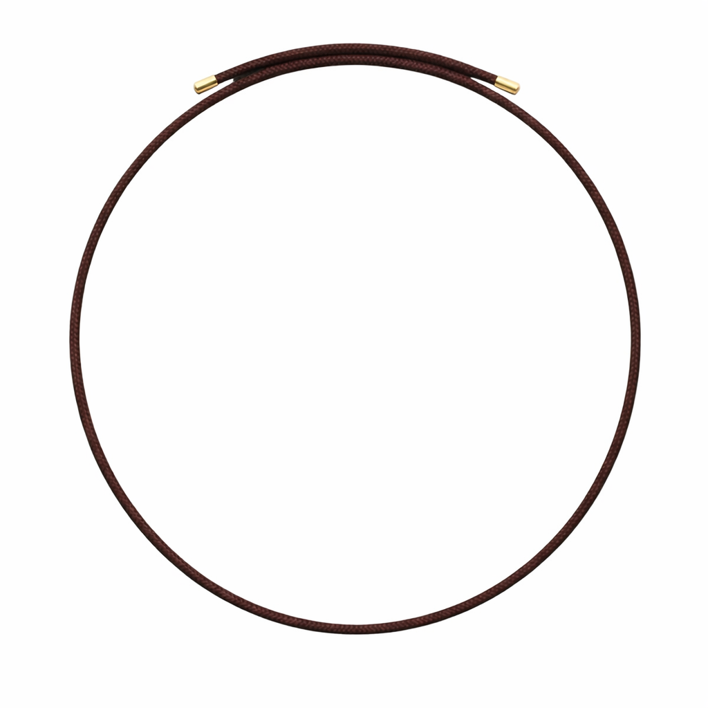 Choker Magnetica – Collana in Tessuto e Acciaio Inox
