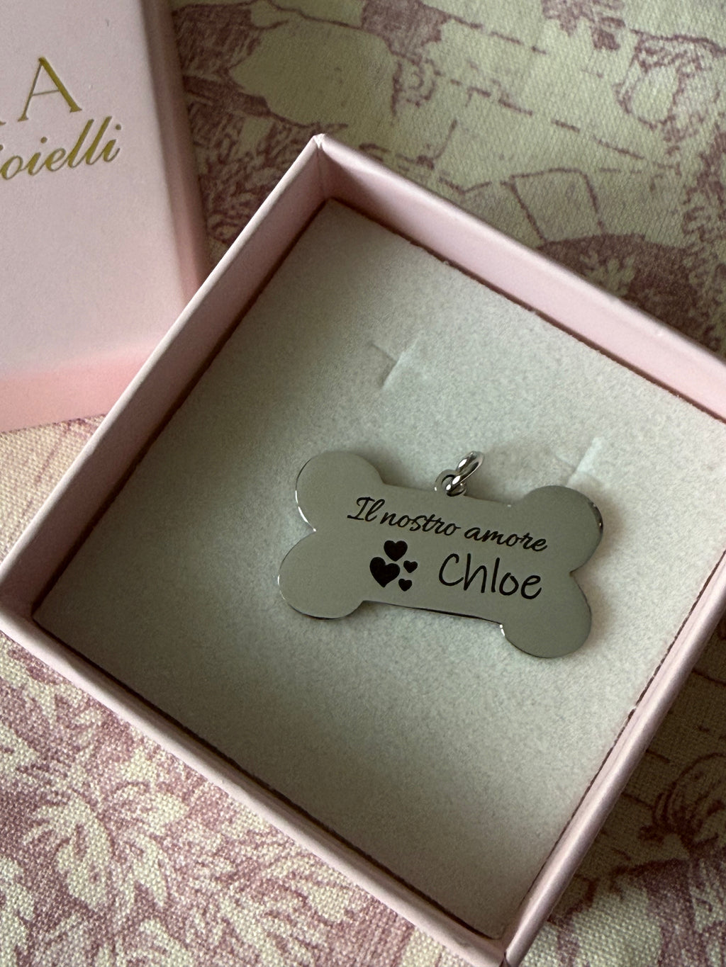 Medaglietta Personalizzata per Cani e Gatti – Acciaio Inossidabile Silver
