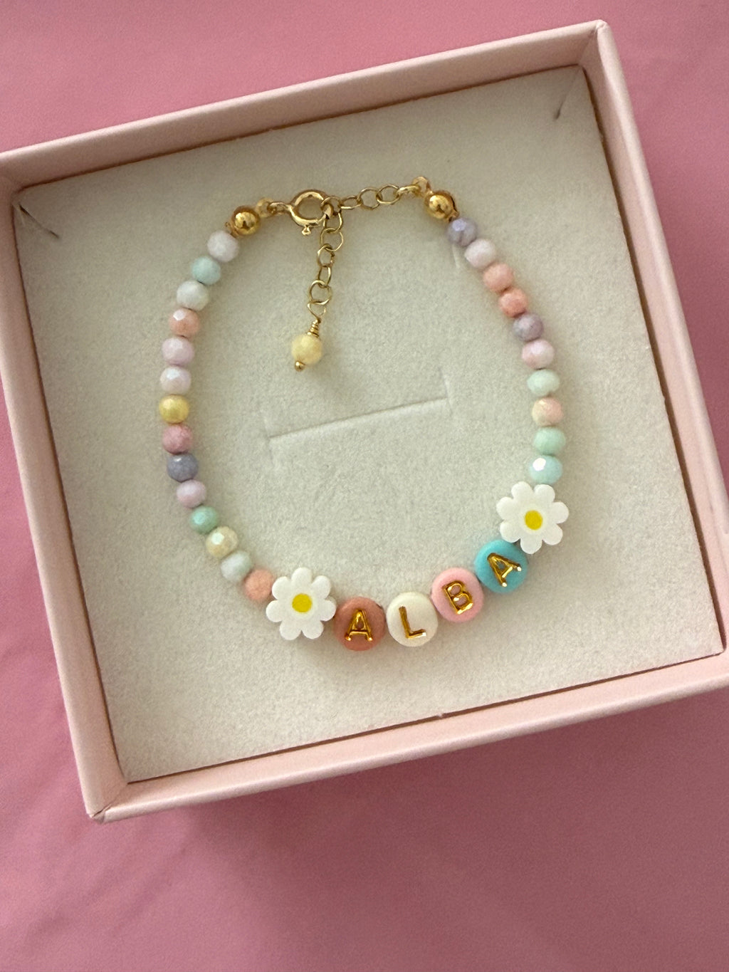 Cavigliera Baby personalizzata Pastel