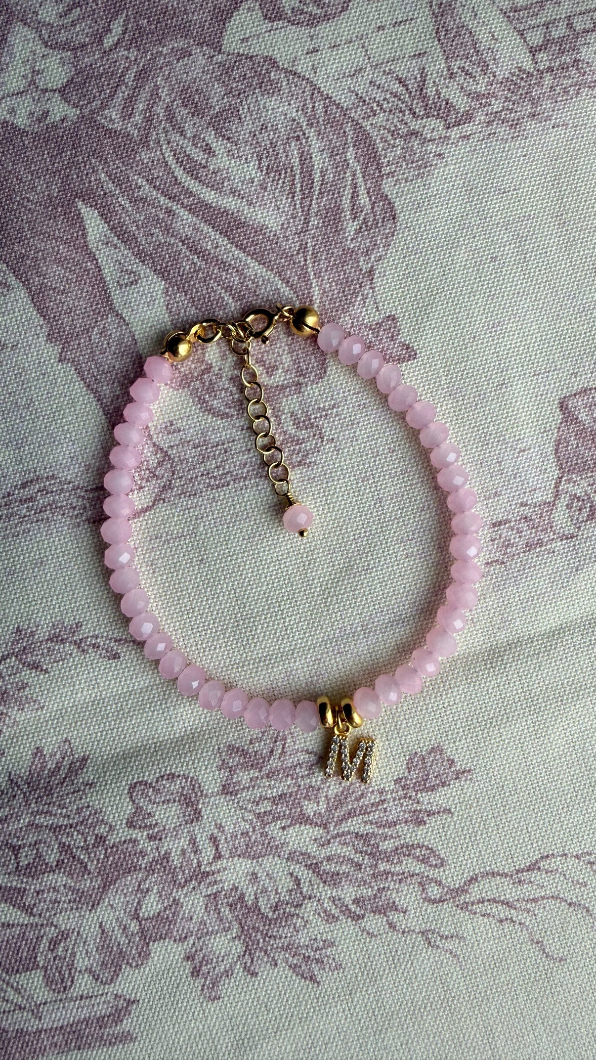 Bracciale Cristal Pastel Personalizzato regolabile