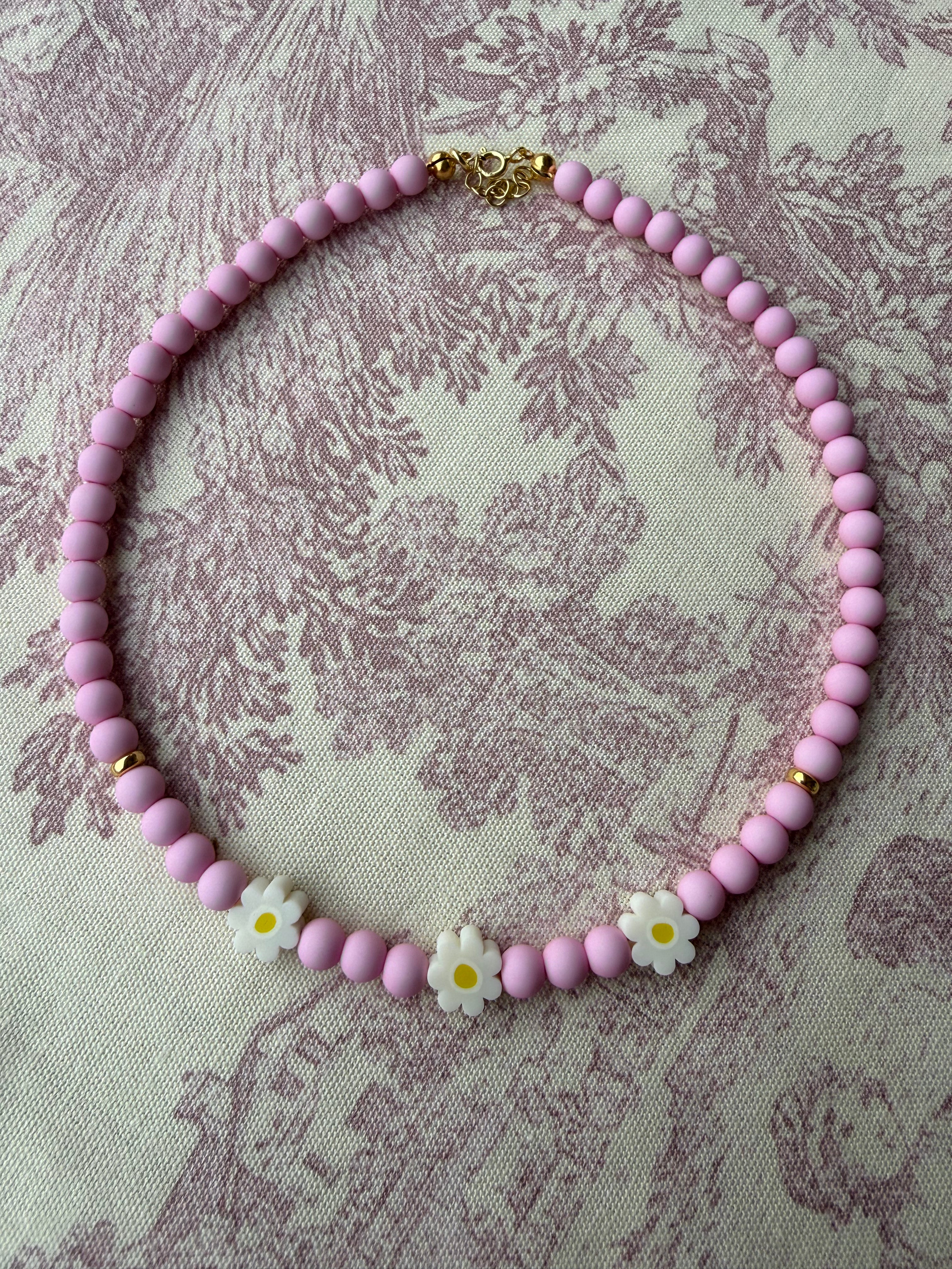 Collana Margherita Argento 925 con Perline — THERA gioielli