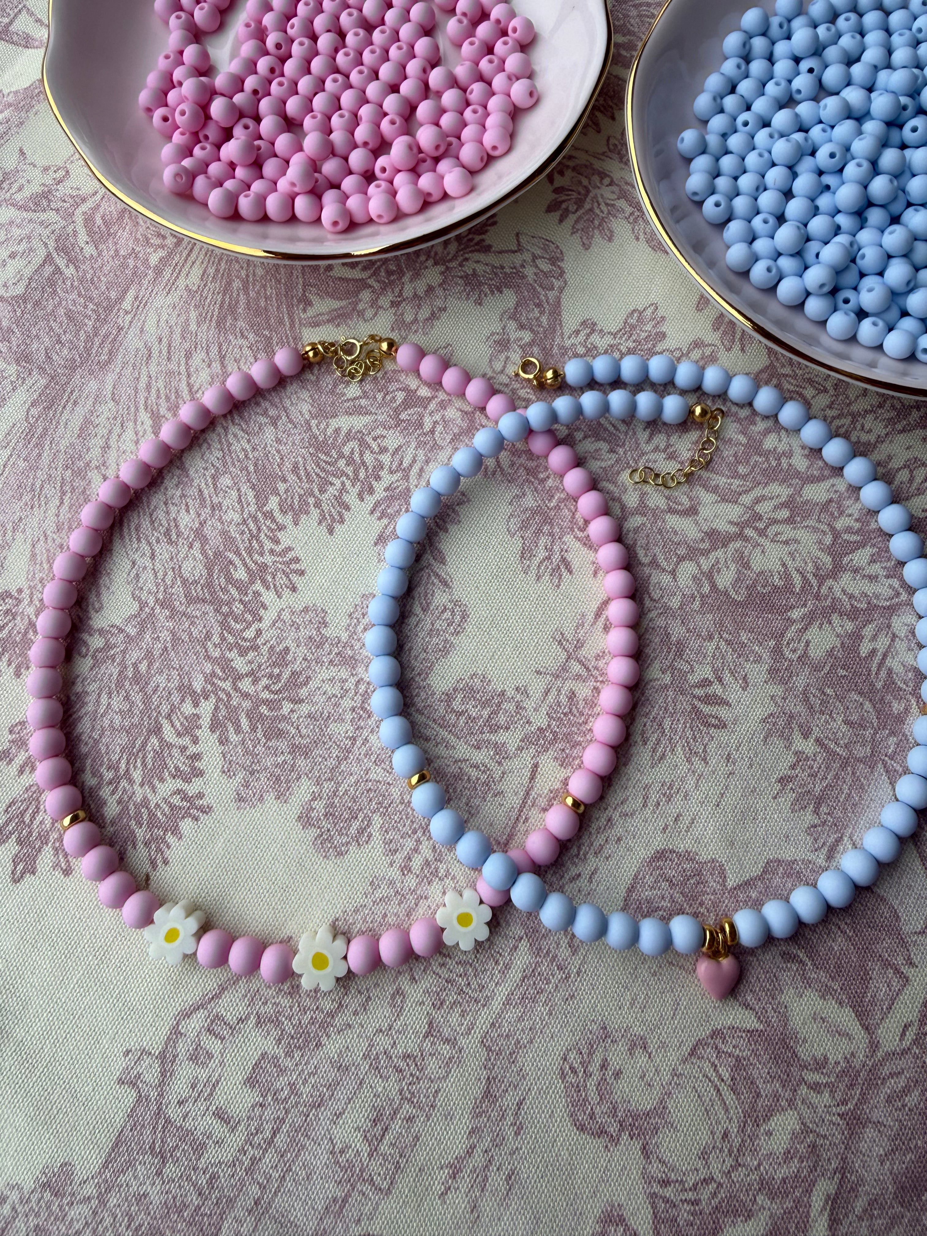 Collana Margherita Argento 925 con Perline — THERA gioielli
