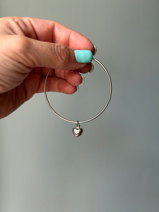 Bracciale rigido cuore