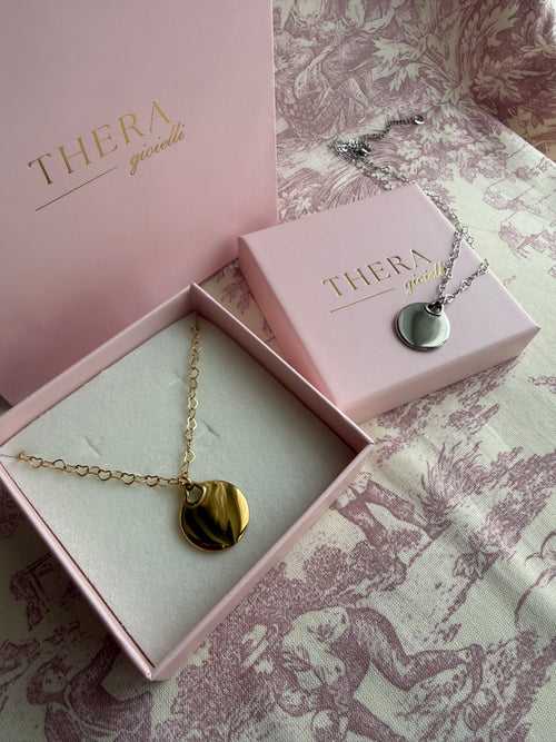 Collana Cuore nel Cuore in Acciaio Inossidabile