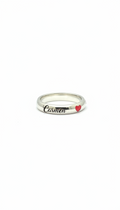 Anello Fedina Legami in Argento 925 Personalizzabile con Incisione